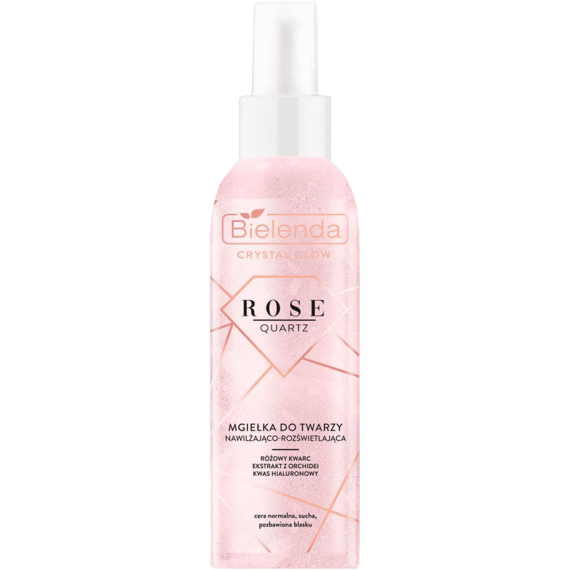 CRYSTAL GLOW ROSE QUARTZ Sprejs sejai, mitrinošs-atsvaidzinošs 200ml