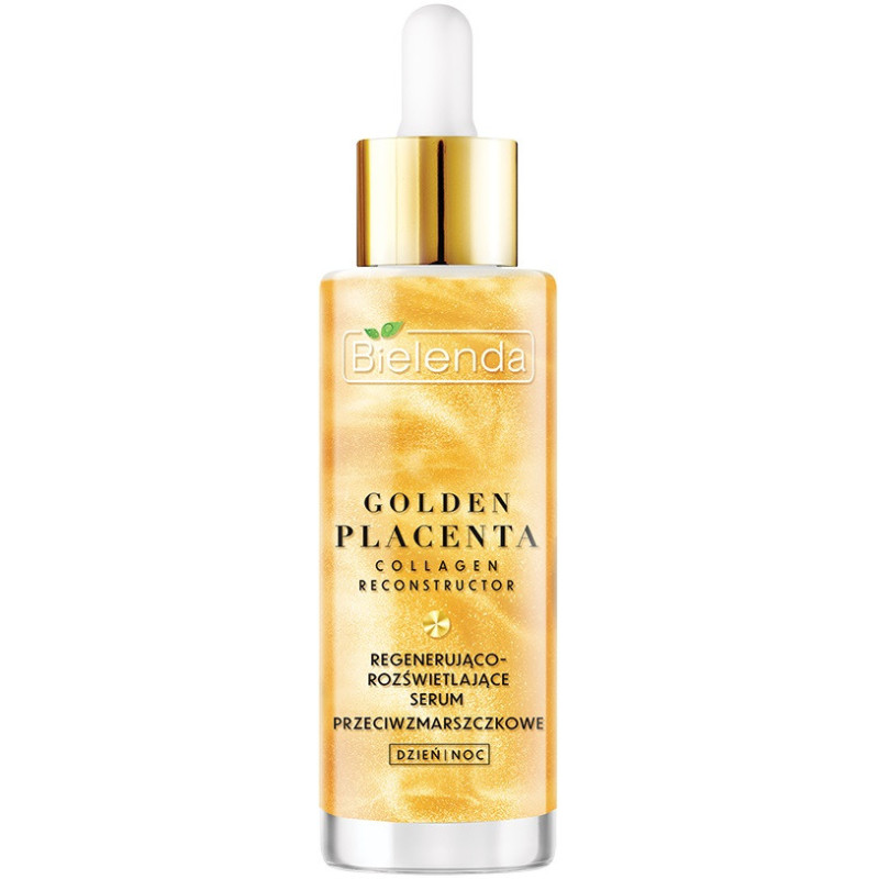 GOLDEN PLACENTA COLLAGE Atjaunojošs un izgaismojošs pretgrumbu serums 30ml