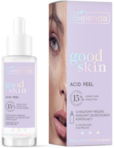 GOOD SKIN ACID PEEL 5 minūšu koriģējošs skābes pīlings ar AHA + PHA skābēm 30g