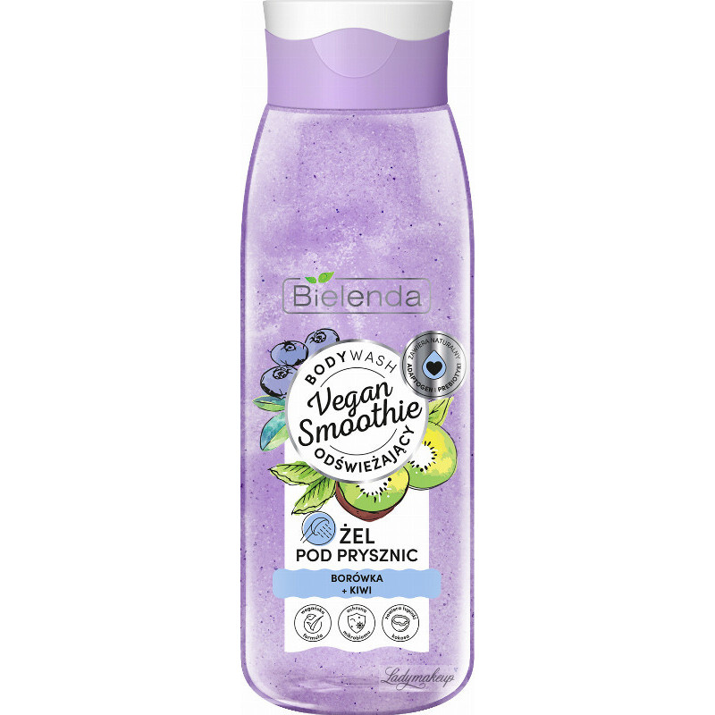 VEGAN Smoothie Shower Gel Blueberry + Kiwi 400ml