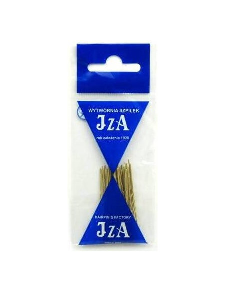 Hiuspinniä, laineikkaita, 45 mm, kultaa, 20 kpl.