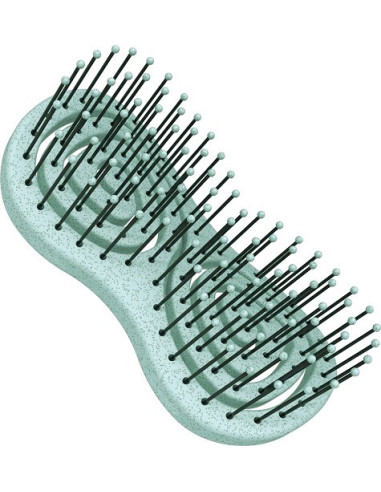 Wellness hair brush "Organica" light blue