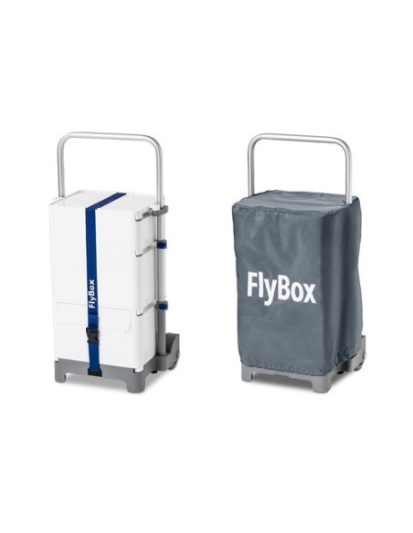 FLYBOX SPRAY -jalkahoitolaite / mobiilityöasema Pododent NT100 Non-Optic -laitteella
