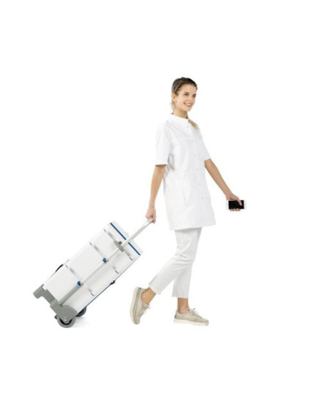 FLYBOX Tyhjiömikyyri-/pedikyyrilaite/mobiilityöasema PDV 40 PLUS -laitteella