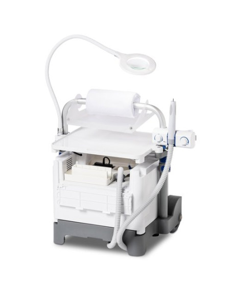 FLYBOX Tyhjiömikyyri-/pedikyyrilaite/mobiilityöasema PDV 40 PLUS -laitteella