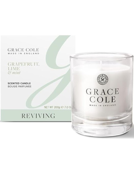GRACE COLE Tuoksukynttilä (Greippi/Lime/Piparminttu) 200g
