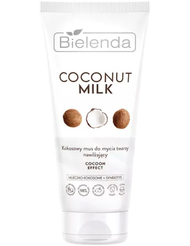 COCONUT MILK Kokosriekstu sejas tīrīšanas putas, mitrinošas COCOON EFFECT 135g