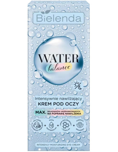 WATER BALANCE Intensīvi mitrinošs acu krēms, 15ml