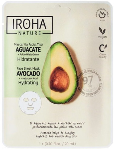 IROHA NATURE Kosteuttava kasvonaamio...