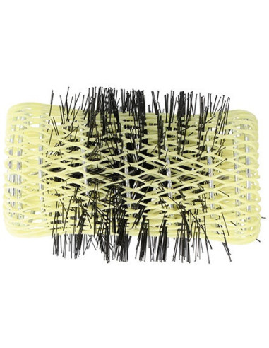 Hair rollers metal, yellow, D32, 6 pcs