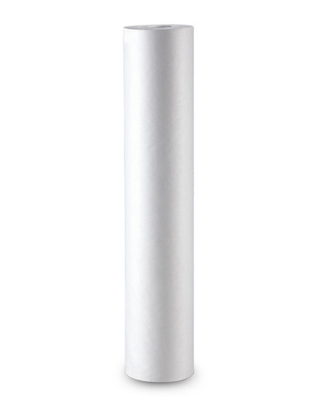 Vuodesohvan päällinen rullalle, kuitukangasmateriaalia SB/SMS, valkoinen, 60 cm x 70 m