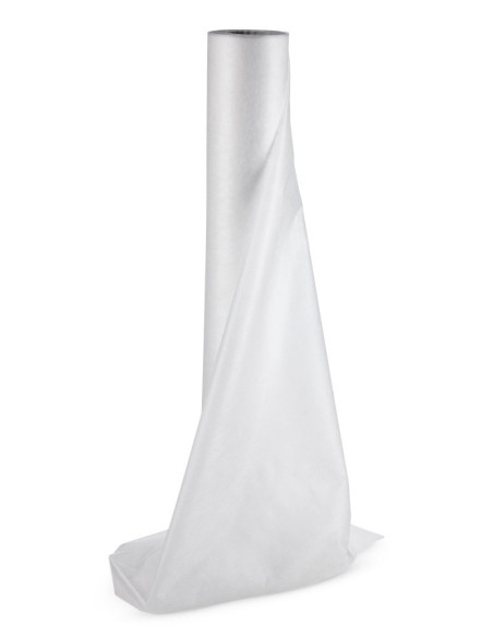 Vuodesohvan päällinen rullalle, kuitukangasta, valkoinen, 60 cm x 100 m