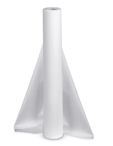 Vuodesohvan päällinen rullalle, kuitukangasmateriaalia + polyeteeniä, valkoinen, 60 cm x 50 m