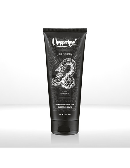CHOPPERHEAD Kosteuttava shampoo hiuksille ja parralle, herkälle iholle, 200ml