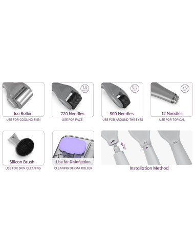 Derma roller -mikroneulauslaite,...