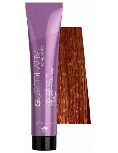 TONE&COLOR matu krāsa tonējoša 7.34 Blonde Golden Copper, ar keratīnu, 100 ml