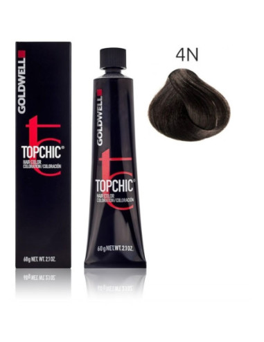 Goldwell Topchic noturīgā krāsa 60 ml 4N