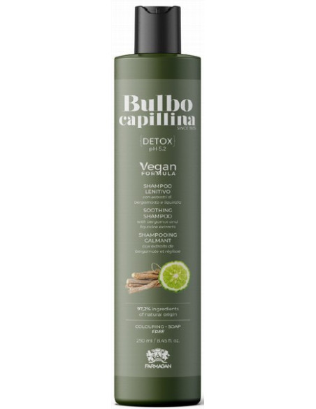 BULBO CAPILLINA DETOX -shampoo, hellävaraisesti desinfioiva, 250 ml
