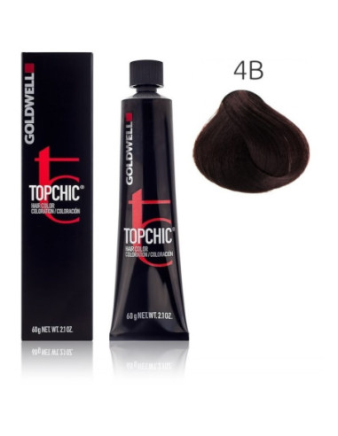 Goldwell Topchic noturīgā krāsa 60 ml 4B