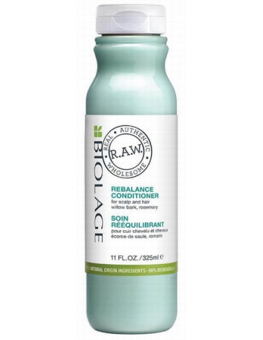 BIOLAGE RAW REBALANCE kondicioniers galvas adai un matiem 325 ml