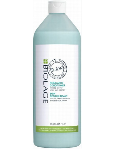 BIOLAGE RAW REBALANCE conditioner for scalp and hair 1000ml