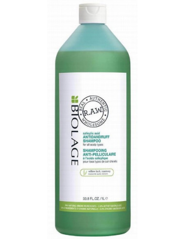 BIOLAGE RAW pretblaugznu šampuns visiem galvas adas tipiem 1000 ml