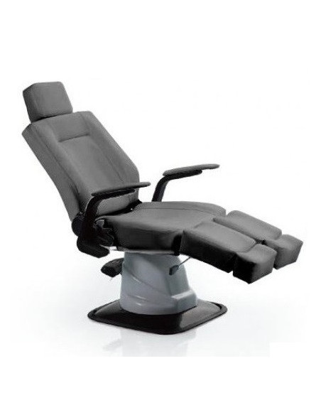 Hydraulisesti toimiva pedikyyrituoli, voidaan laskea vaakasuoraan asentoon Hepta