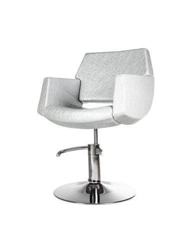 Hairdresser customer chair Colorado, Silver