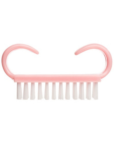 Nail Brush With Handles Small, Pink