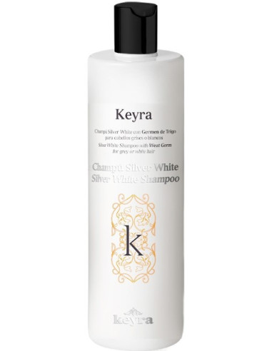 Hopeinen valkoinen shampoo 500ml