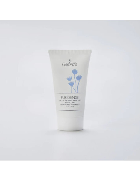 PURESENSE Puhdistava ja mattapintainen emulsio sekaiholle ja rasvoittuvalle kasvojen iholle 50ml