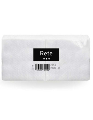 Face towels, Non-woven, Rete 20 * 20cm, 30pcs.