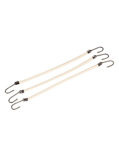 Hiuslenkit, koukuilla, beige, 12 kpl.