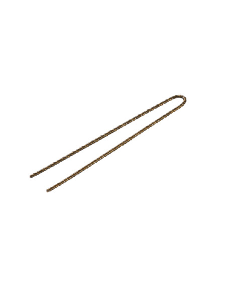 Japanilaiset hiuspinniä, 7 cm, ruskeat, 20 kpl.
