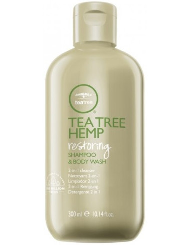 TEA TREE Hemp šampūns un dušas zelēja 300ml