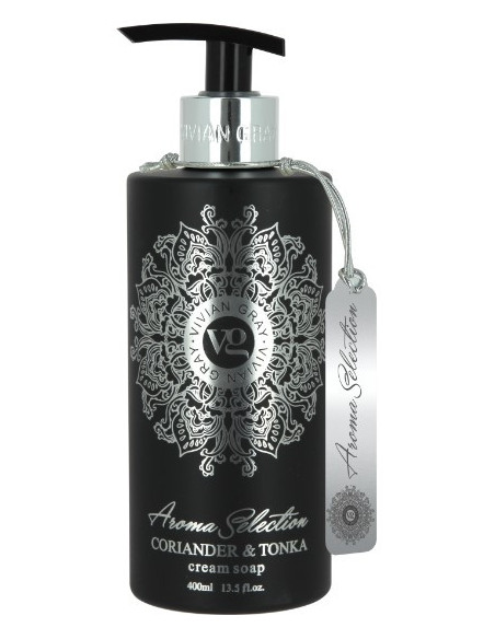 Aroma Selection Kermainen saippua, korianteri/tonkapapu 400ml