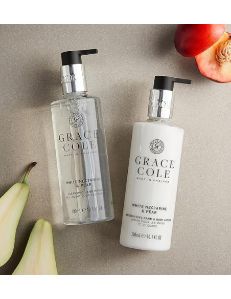 GRACE COLE Nestesaippua (Valkoinen nekratiini/päärynä) 300ml
