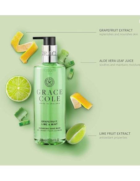 GRACE COLE Nestesaippua (Greippi/Lime/Piparminttu) 300ml