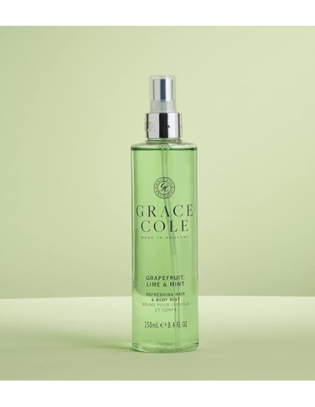 GRACE COLE Vartalosuihke (Greippi/Lime/Piparminttu) 250ml
