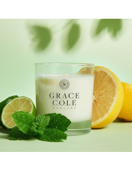 GRACE COLE Tuoksukynttilä (Greippi/Lime/Piparminttu) 200g