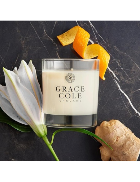GRACE COLE Tuoksukynttilä (Inkiväärililja/Mandariini) 200g
