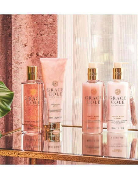 GRACE COLE Käsivoide (Vaaleanpunainen vanilja/pioni) 300ml