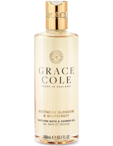 GRACE COLE Dušas-vannas želeja (Nektarīnu ziedi/Greipfrūts) 300ml