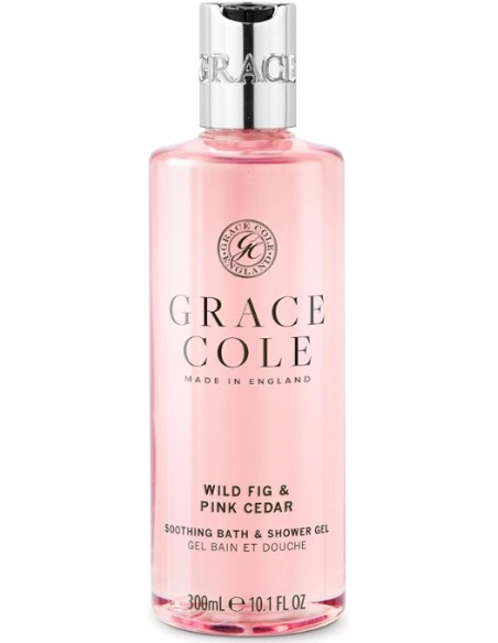 GRACE COLE Suihku- ja Kylpygeeli (Villiviikuna/Vaaleanpunainen setri) 300ml