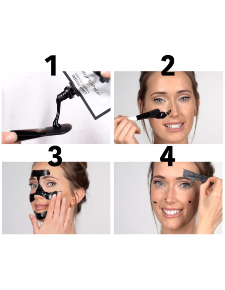 IROHA NATURE Peel-Off -kasvonaamio hiilellä 18 g