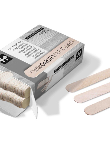 HOLIDAY Puiset karvanpoistolastat, suuret, 200x25mm, 100 kpl