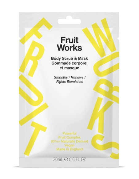 FRUIT WORKS Pään ja varpaiden hoitoaine Renkaiden hoitokompleksi 4 x 20 ml