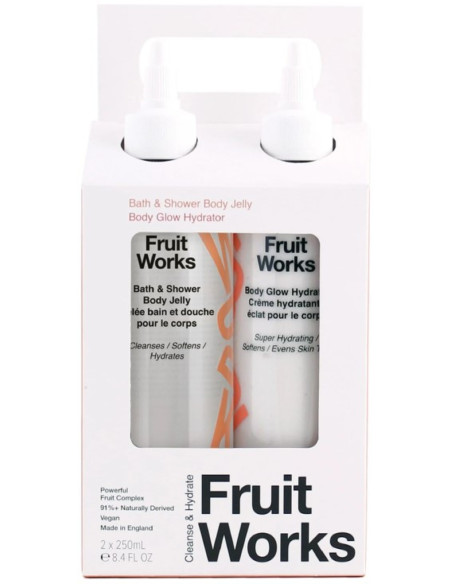 FRUIT WORKS Puhdistus- ja kosteussetti