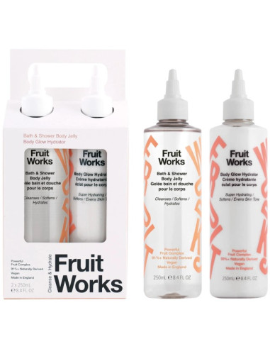 FRUIT WORKS Puhdistus- ja kosteussetti