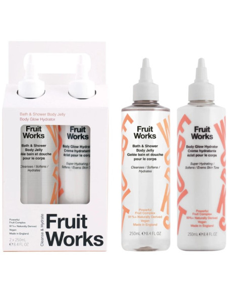 FRUIT WORKS Puhdistus- ja kosteussetti